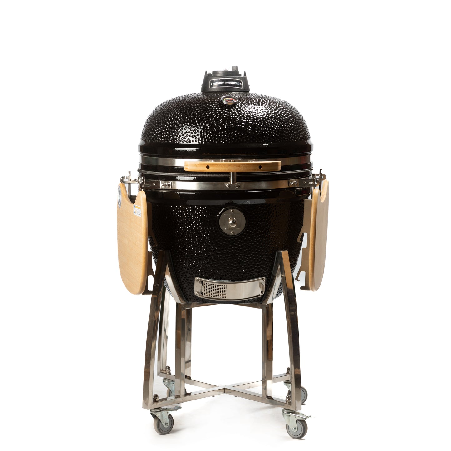 Big Gaucho Grill (Black) on white background. Front view